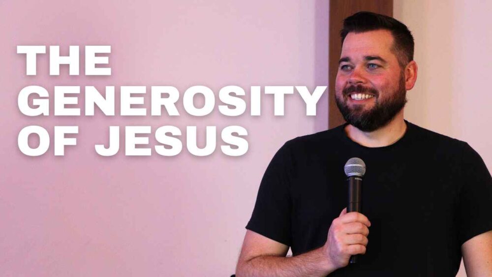 The Generosity of Jesus Image
