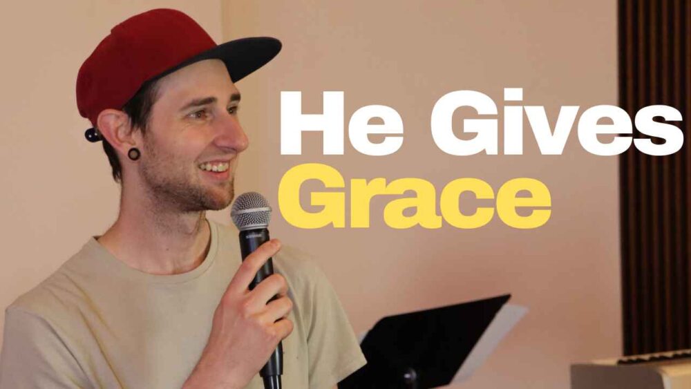 He Gives Grace Image